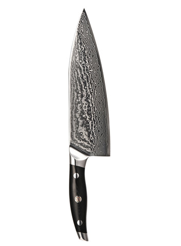 ABEILLIA Libra Black G10 Handle Material  9 damascus kitchen chef knives professional